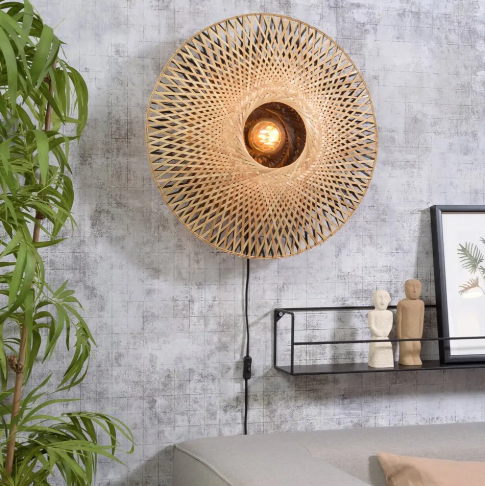 Good & Mojo Kalimantan wand, Natur, Ø 60cm