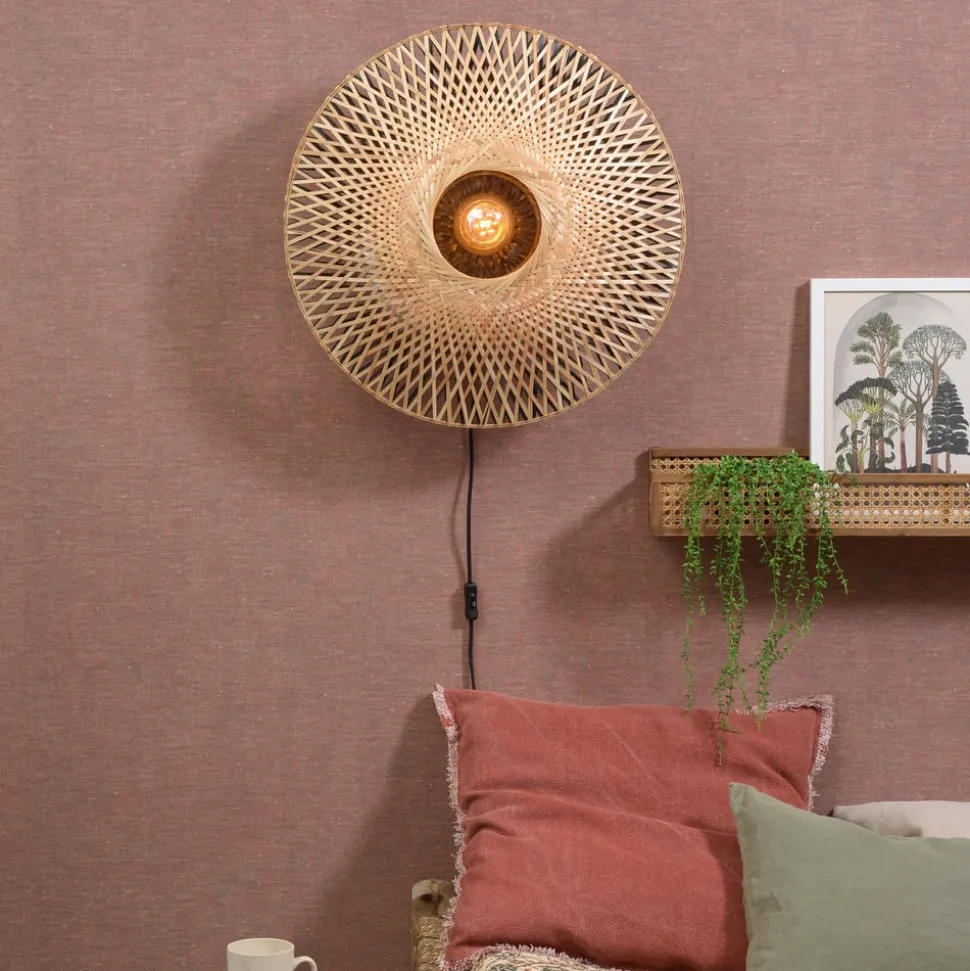 Good & Mojo Kalimantan wand, Natur, Ø 60cm