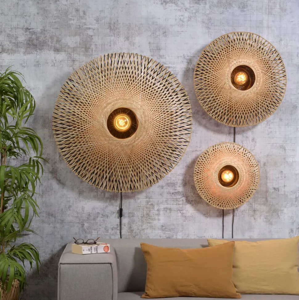 Good & Mojo Kalimantan wand, Natur, Ø 60cm