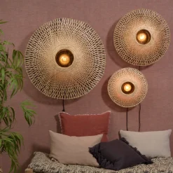 Good & Mojo Kalimantan wand, Natur, Ø 60cm