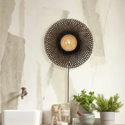 Good & Mojo Kalimantan wand, Natur, Ø 44cm