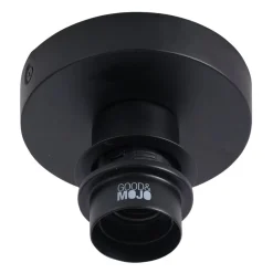 GOOD & MOJO plafondlamp Bali, Ø 60 cm, zwart/natuur, bamboe