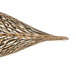 GOOD & MOJO plafondlamp Bali, Ø 60 cm, zwart/natuur, bamboe