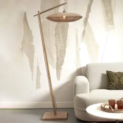 GOOD & MOJO Tanami vloerlamp 55x14cm naturel