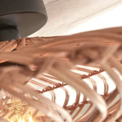 GOOD & MOJO Zanzibar plafondlamp, Ø55cm, naturel