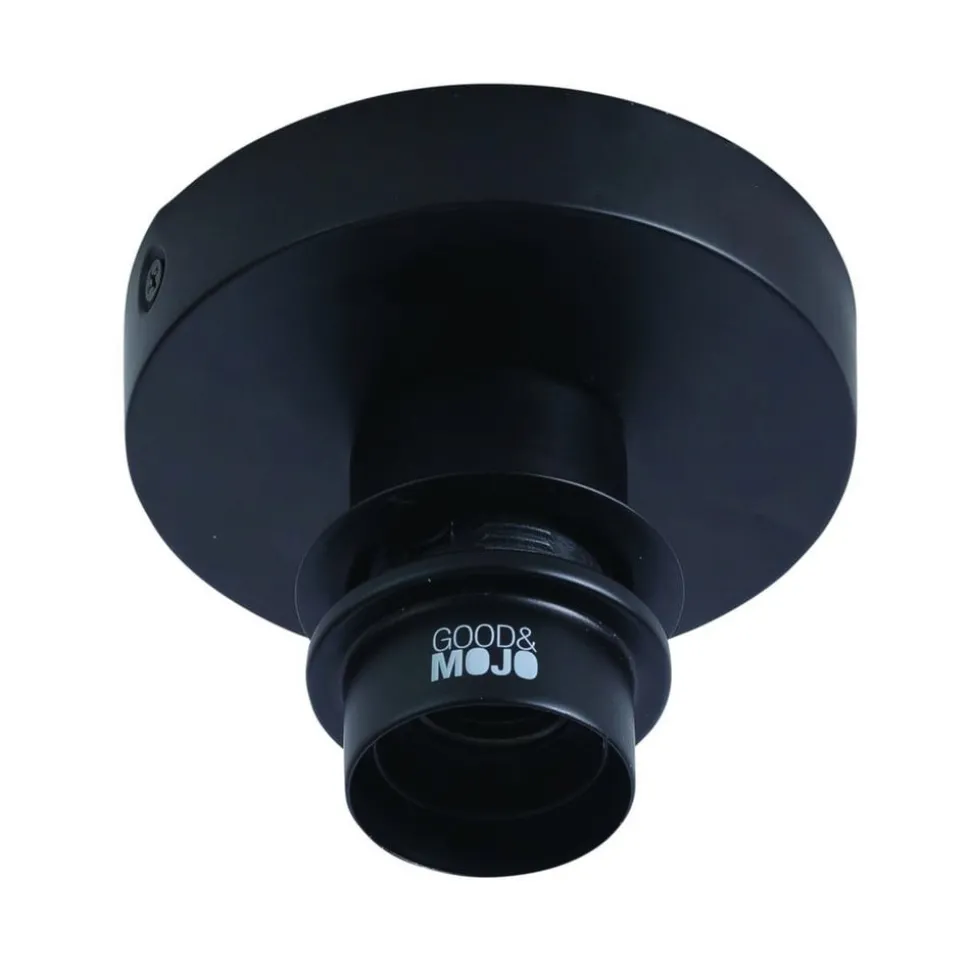 GOOD & MOJO Zanzibar plafondlamp, Ø55cm, naturel