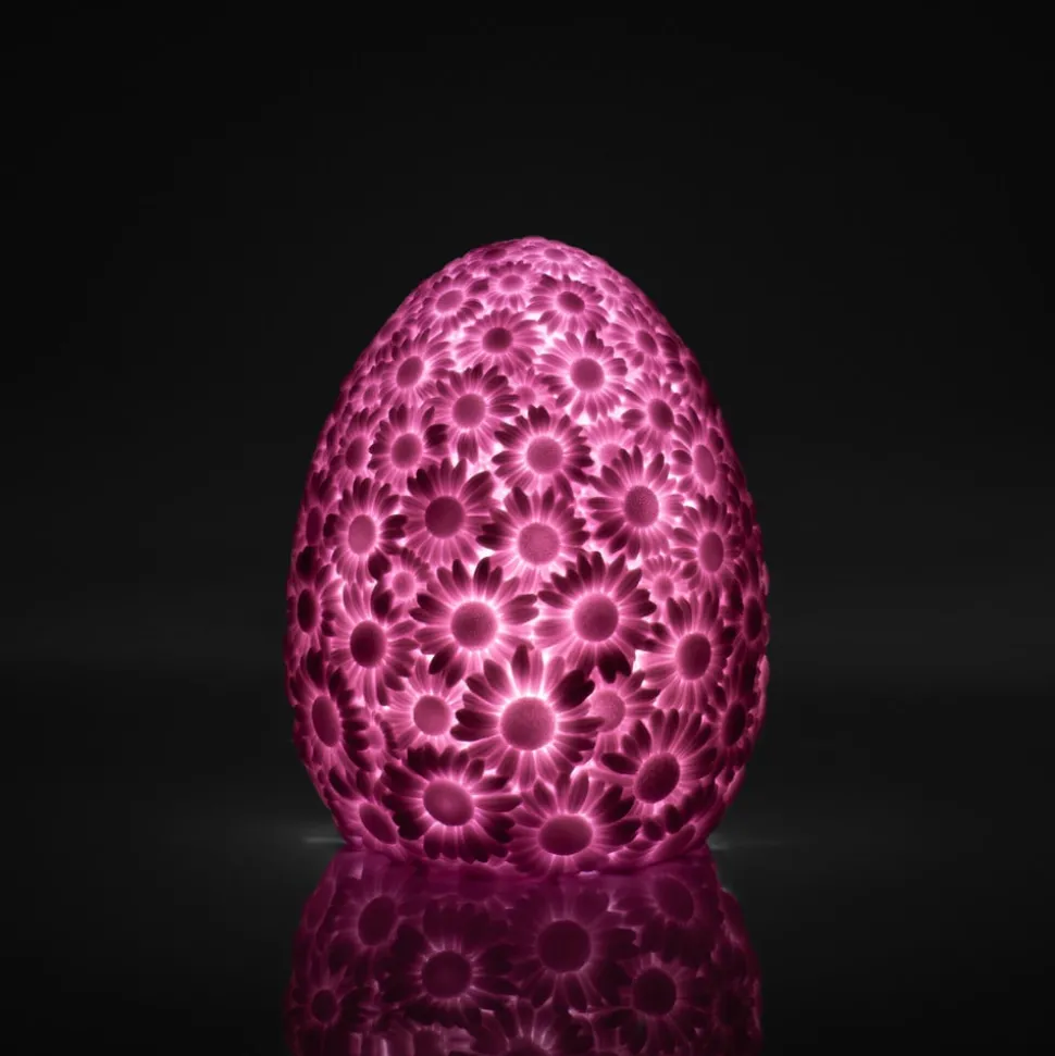 Goodnight Light DAISY lamp LED acculamp, lilac