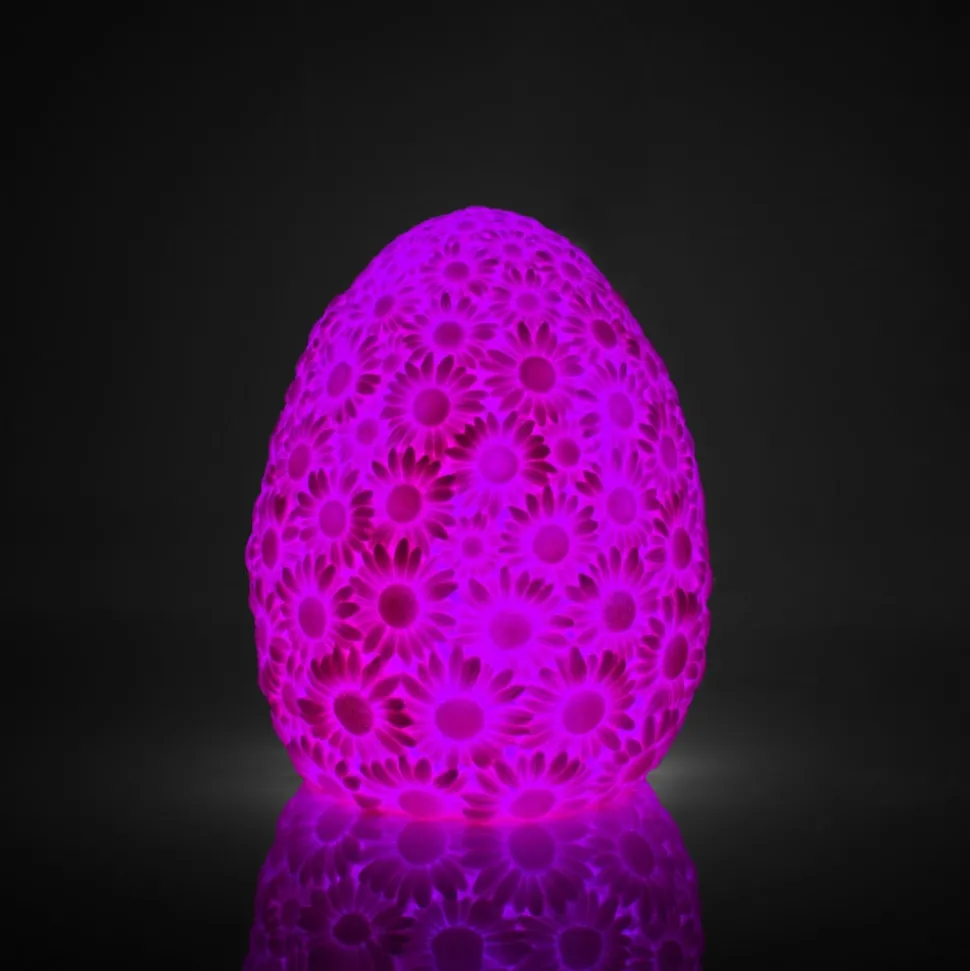 Goodnight Light DAISY lamp LED acculamp, lilac