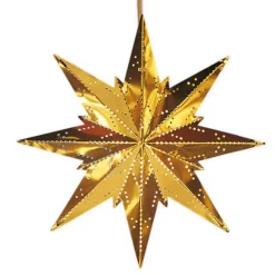 Goudkleurige metalen ster Mini
