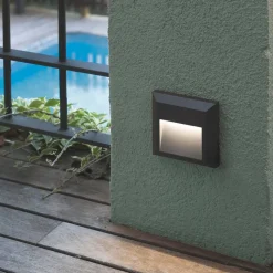 Grant - hoekige LED - outdoor wandlamp