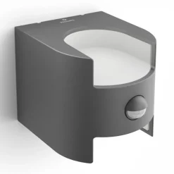 Grass - sensor wandlamp in antraciet met LED licht