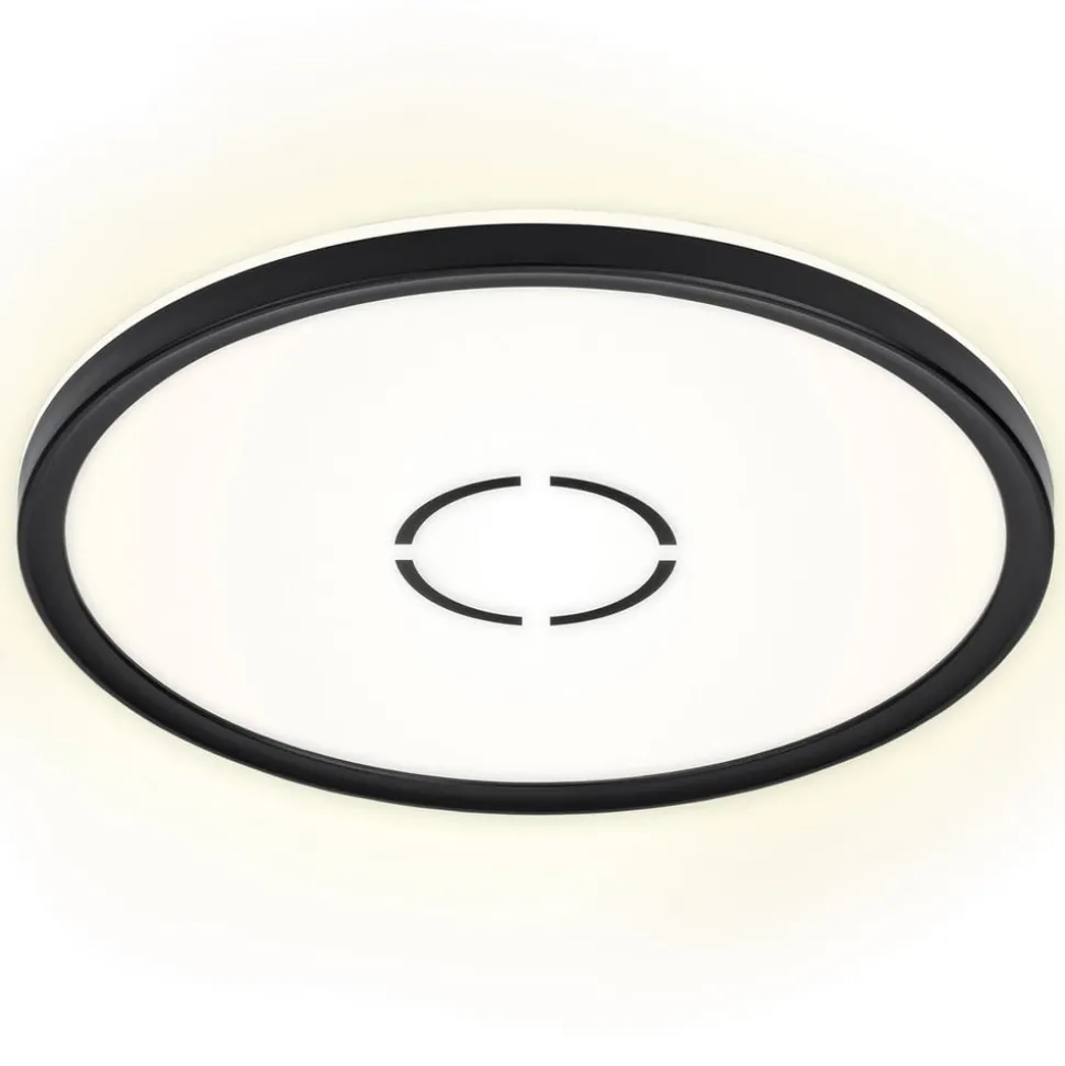 Gratis LED plafondlamp, Ø 29 cm, zwart