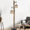 Green Tribu vloerlamp met papieren kappen