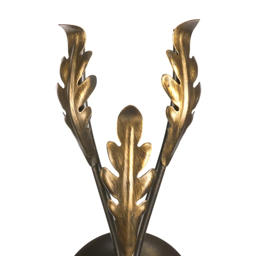 Grietje wandlamp, 2-lamps, bronskleurig, metaal, E14