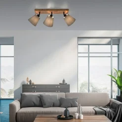 Groene Michel plafondspot, 3-lamps