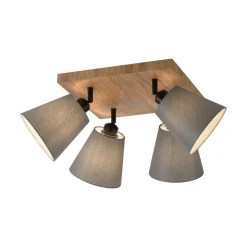 Groene Michel plafondspot, 4-lamps