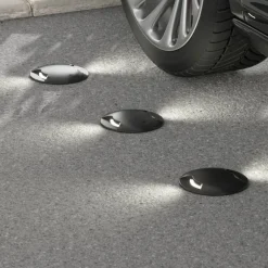 Grond-inbouwlamp Ceci 160-2L rond zwart 10W CCT