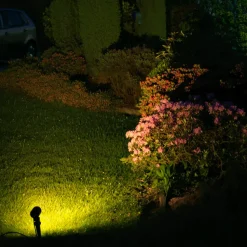 Grondspies lamp 2398, antraciet, draaibaar