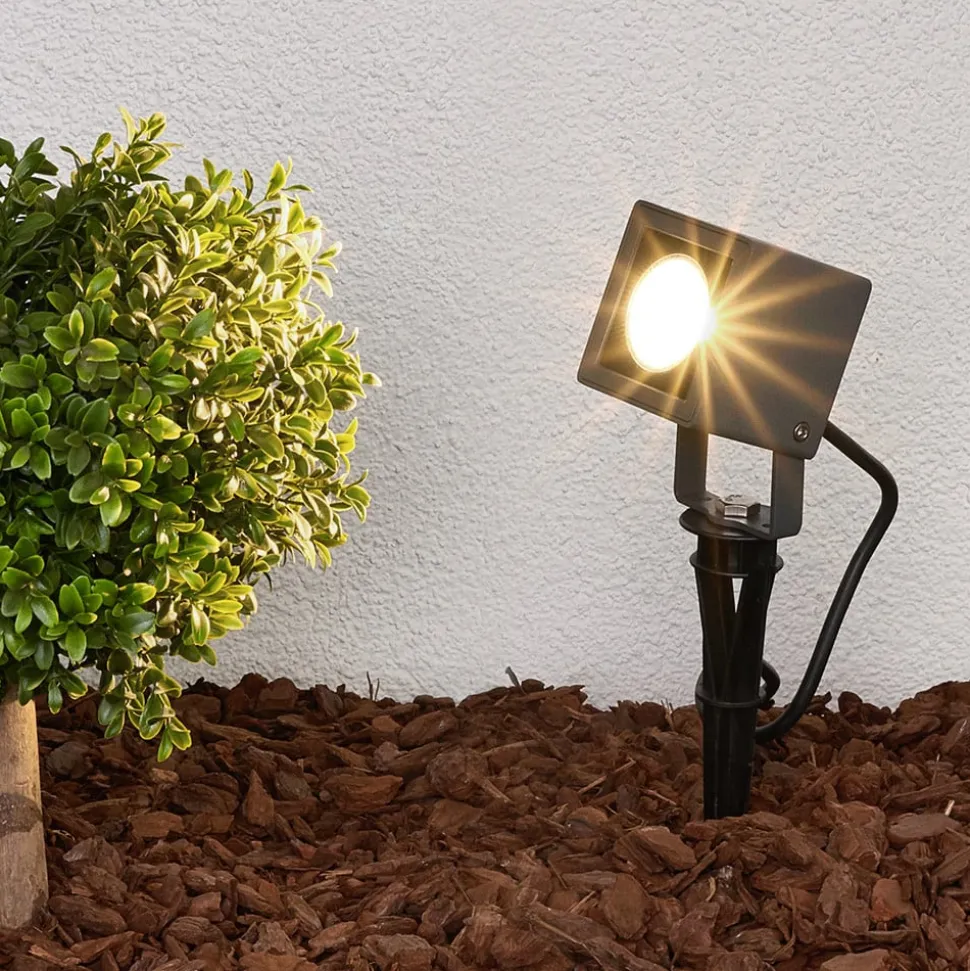 Grondspies lamp Jiada met LEDs