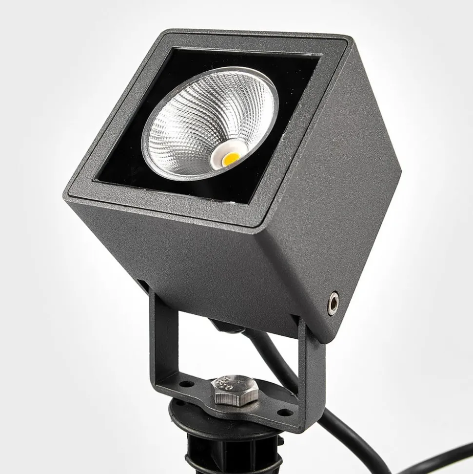 Grondspies lamp Jiada met LEDs