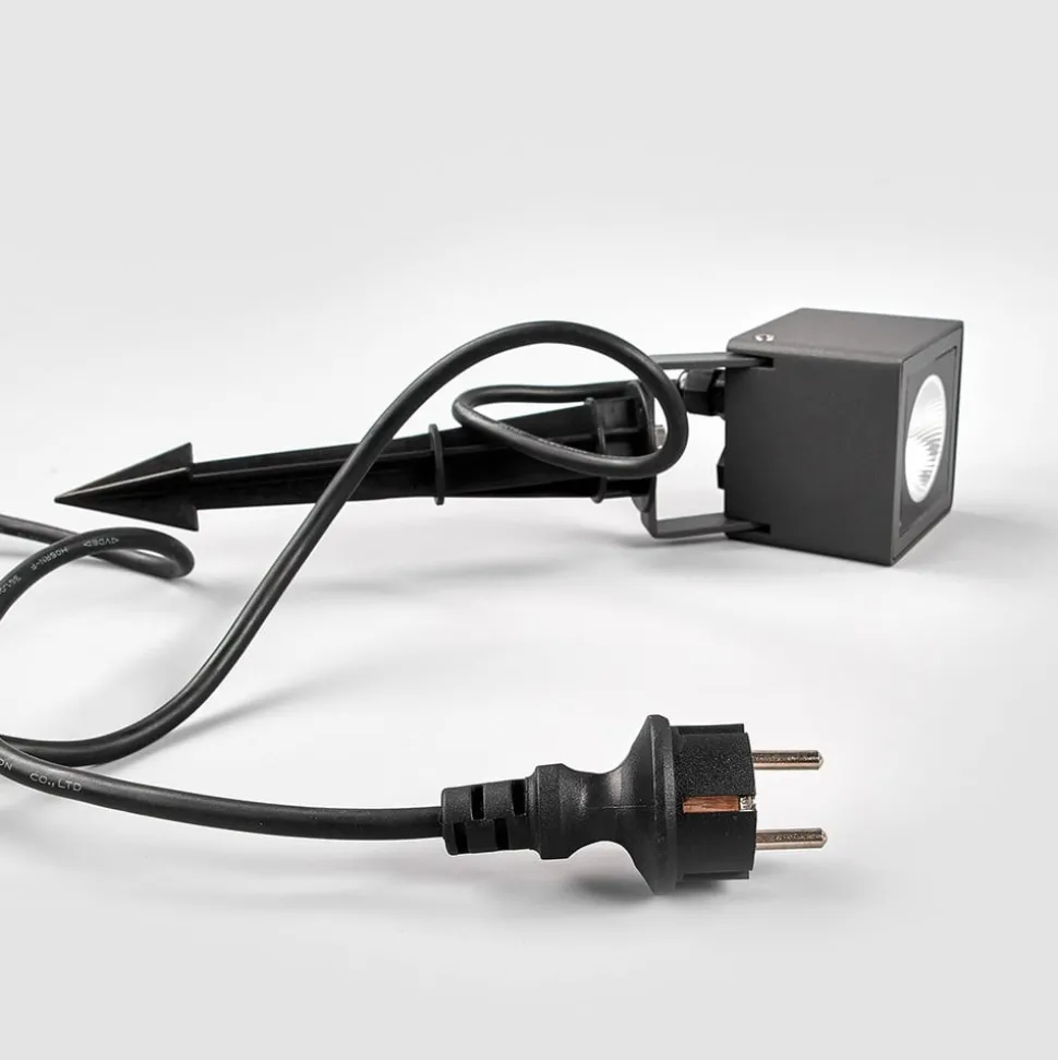 Grondspies lamp Jiada met LEDs