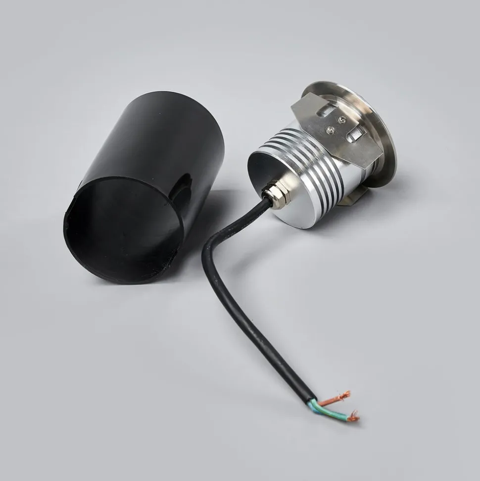 Grondspot inbouwlamp Helene voor buiten met LEDs