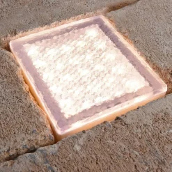 Grondspot inbouwlamp Tabit, 10 x 10 cm, beloopbaar