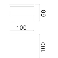 Grondspot inbouwlamp Tabit, 10 x 10 cm, beloopbaar