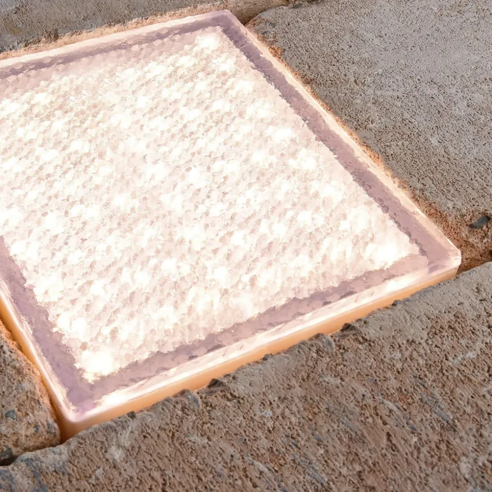 Grondspot inbouwlamp Tabit, 20 x 20 cm, beloopbaar