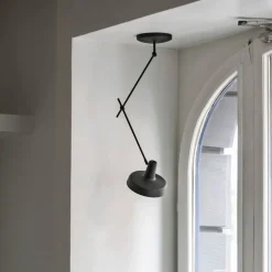 GRUPA Arigato Deck 1-lamp 70cm Ø23cm zwart