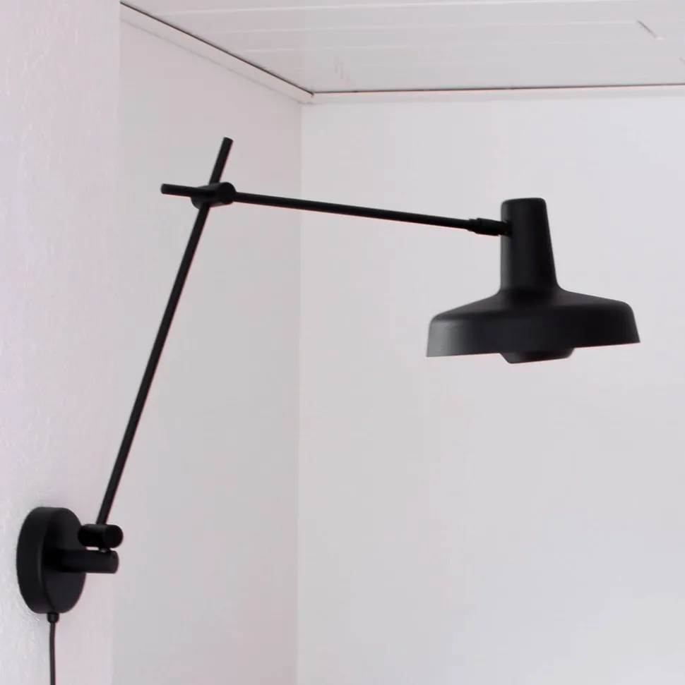 GRUPA Arigato wand 1-lamp 70cm Ø23cm zwart