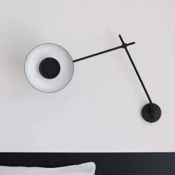 GRUPA Arigato wand 1-lamp 70cm Ø23cm zwart