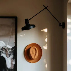 GRUPA Arigato wand 1-lamp 70cm Ø23cm zwart