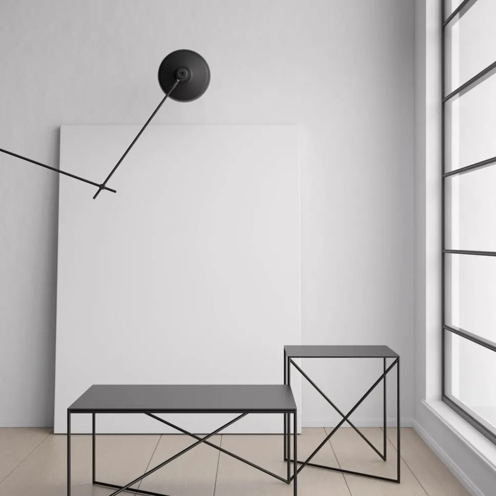 GRUPA Arigato wand 1-lamp 110cm Ø23cm zwart