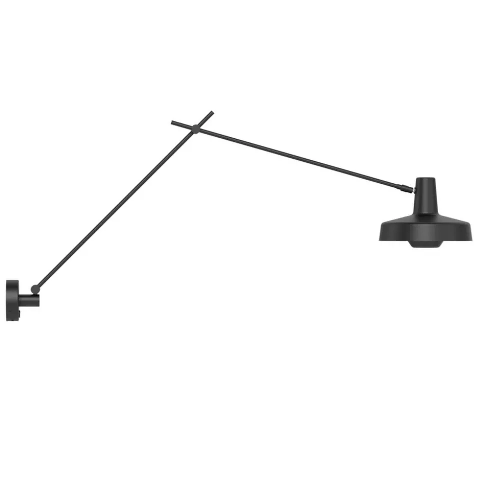 GRUPA Arigato wand 1-lamp 110cm Ø23cm zwart