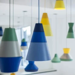 GRUPA Ili Ili Coney Cone hanglamp blauw