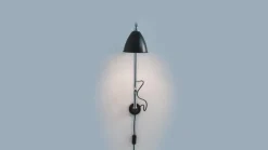 GUBI Bestlite BL5 wandlamp chroom/zwart