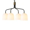 Gubi Kroonluchter Howard 4-lamps Ø 66 cm brons/wit