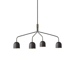 Gubi Kroonluchter Howard 4-lamps 134x103 cm brons