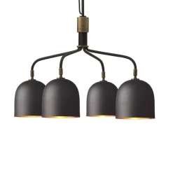 Gubi Kroonluchter Howard 4-lamps Ø 66 cm brons