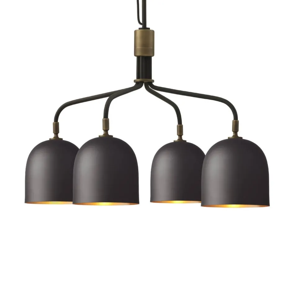 Gubi Kroonluchter Howard 4-lamps Ø 66 cm brons
