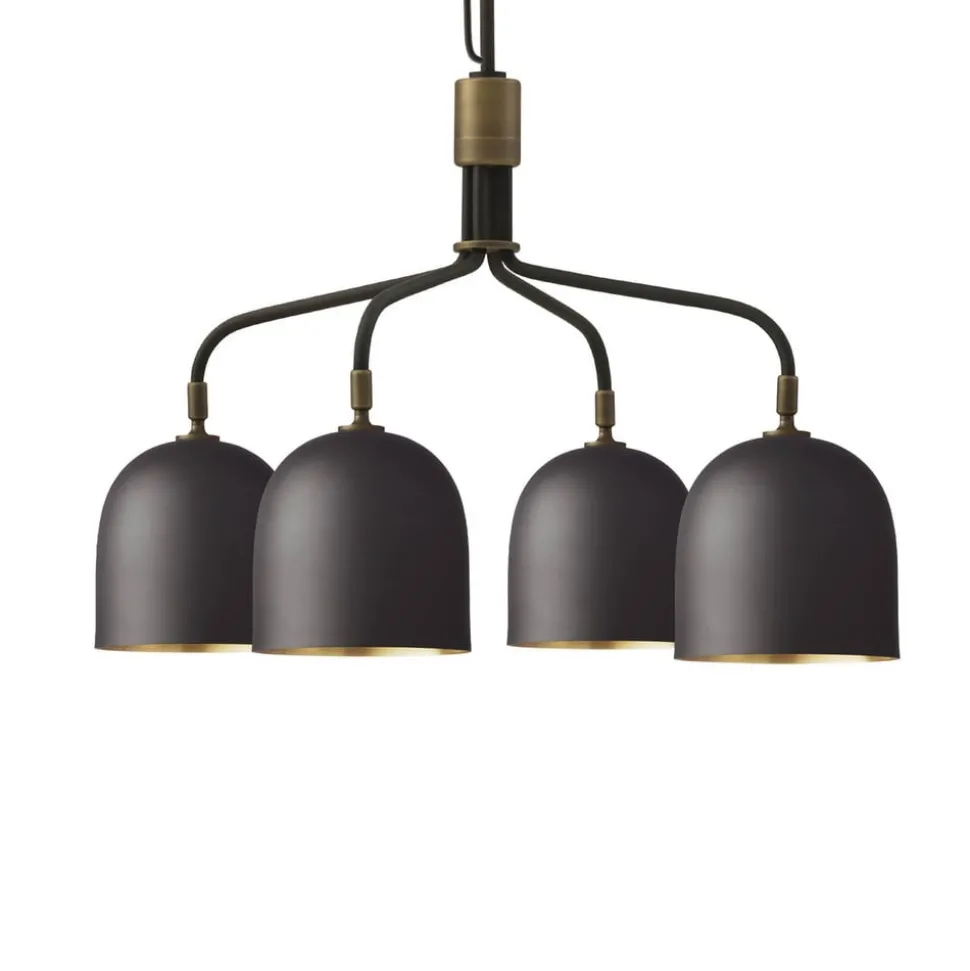 Gubi Kroonluchter Howard 4-lamps Ø 66 cm brons