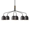 Gubi Kroonluchter Howard 6-lamps 134x73 cm brons