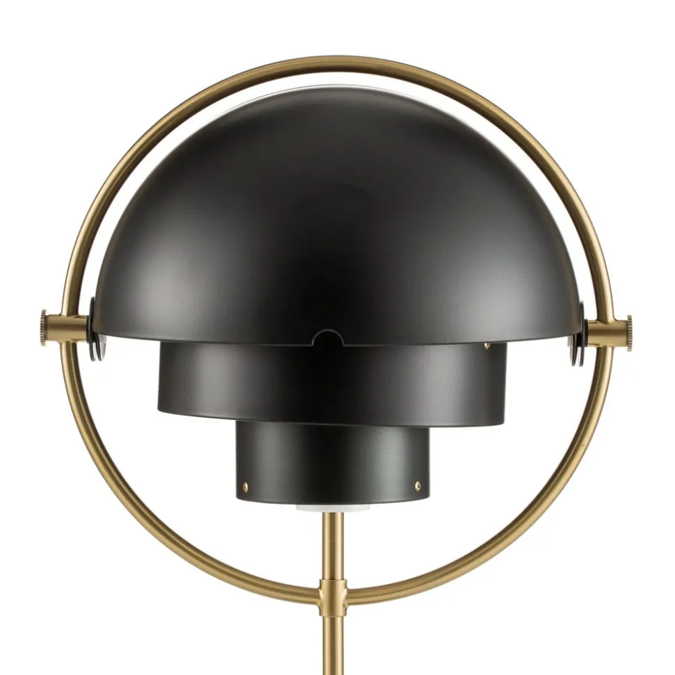 Gubi Lite tafellamp, hoogte 50 cm, messing/zwart