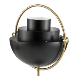 Gubi Lite tafellamp, hoogte 50 cm, messing/zwart