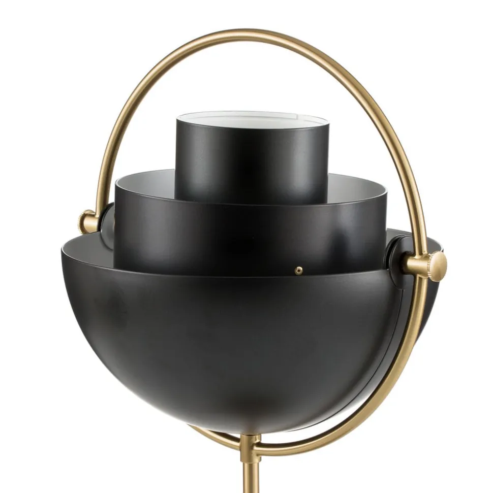 Gubi Lite tafellamp, hoogte 50 cm, messing/zwart