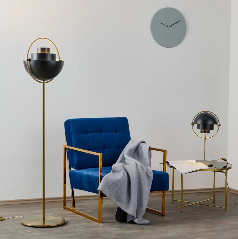 Gubi Lite tafellamp, hoogte 50 cm, messing/zwart