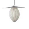 Gubi Satellite buiten hanglamp, 57x36 cm, zwart/crème wit