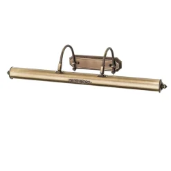 Gustav schilderij verlichting in antiek messing 75 cm