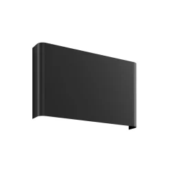 Haga wandlamp, grafiet, metaal, G9, omhoog/omlaag, 25,5cm breed